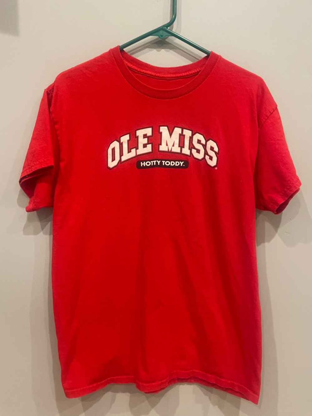Ole Miss Red 'Hotty Toddy' Graphic Tee
